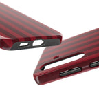 Bold Stripes Samsung Galaxy Case | Cherry