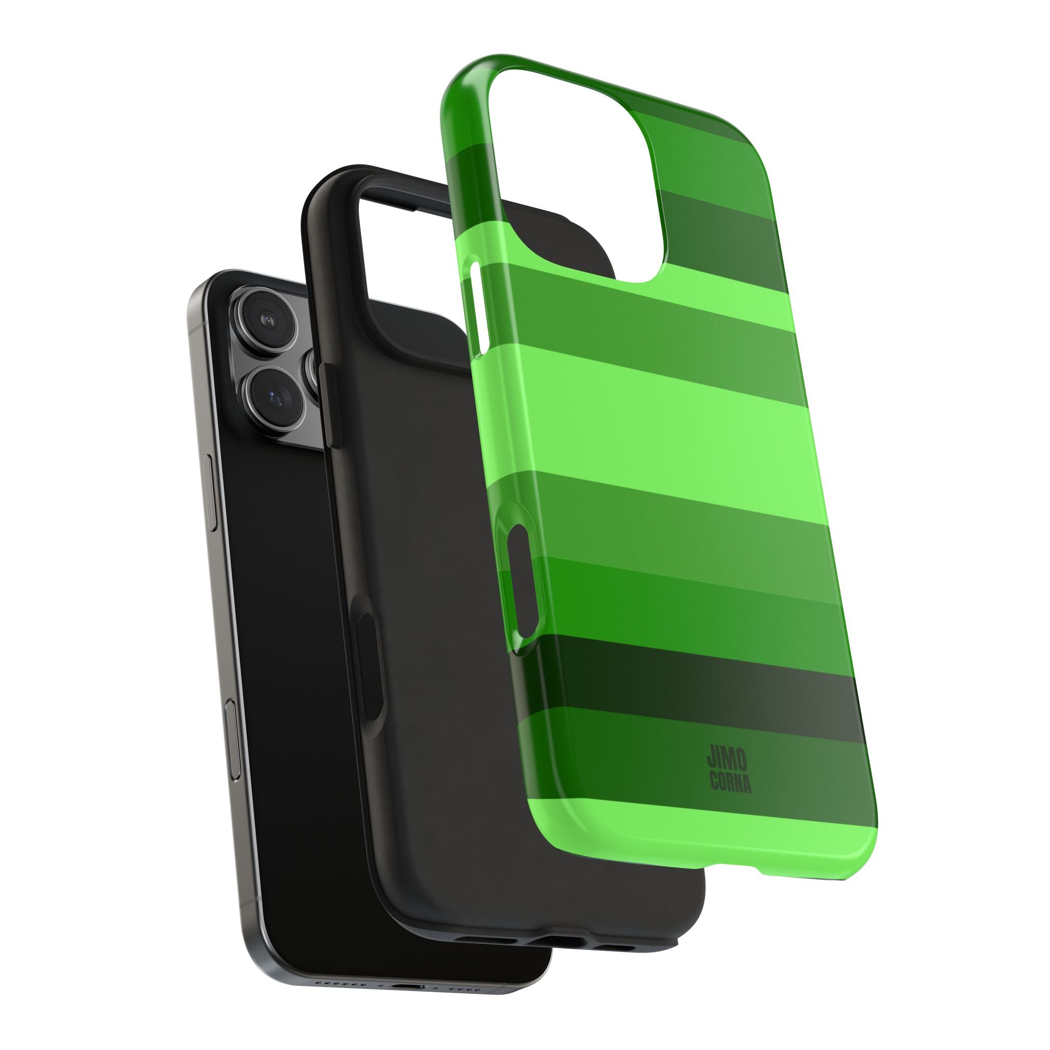 Matcha Stripe iPhone Case