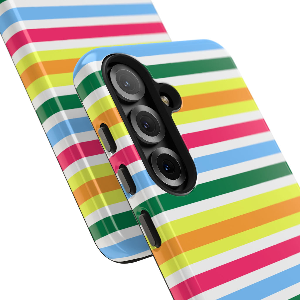 Rainbow Sorbet Stripe Samsung Galaxy Case