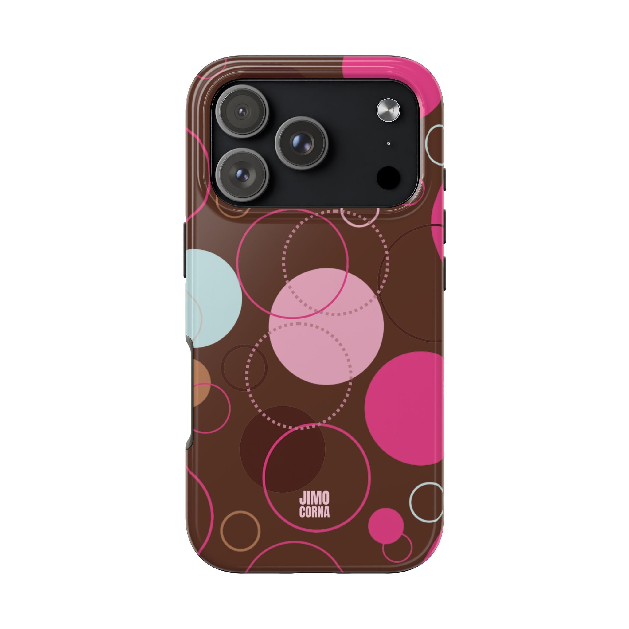 Spiral Pop iPhone Case | Brown