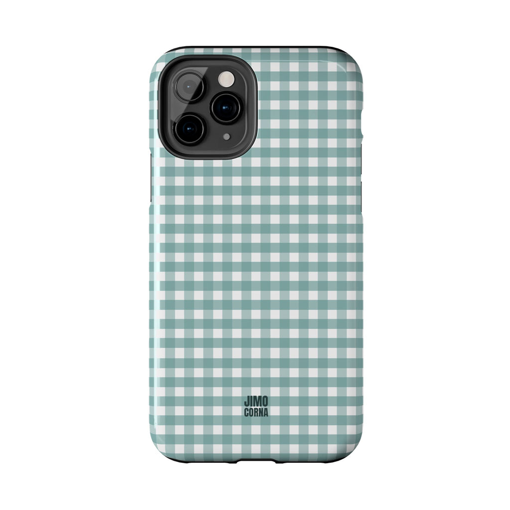 Farm Gingham iPhone Case | Blue