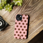 Big Polka Dot | Pink and Brown