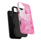Pink Flutter Garden iPhone Case