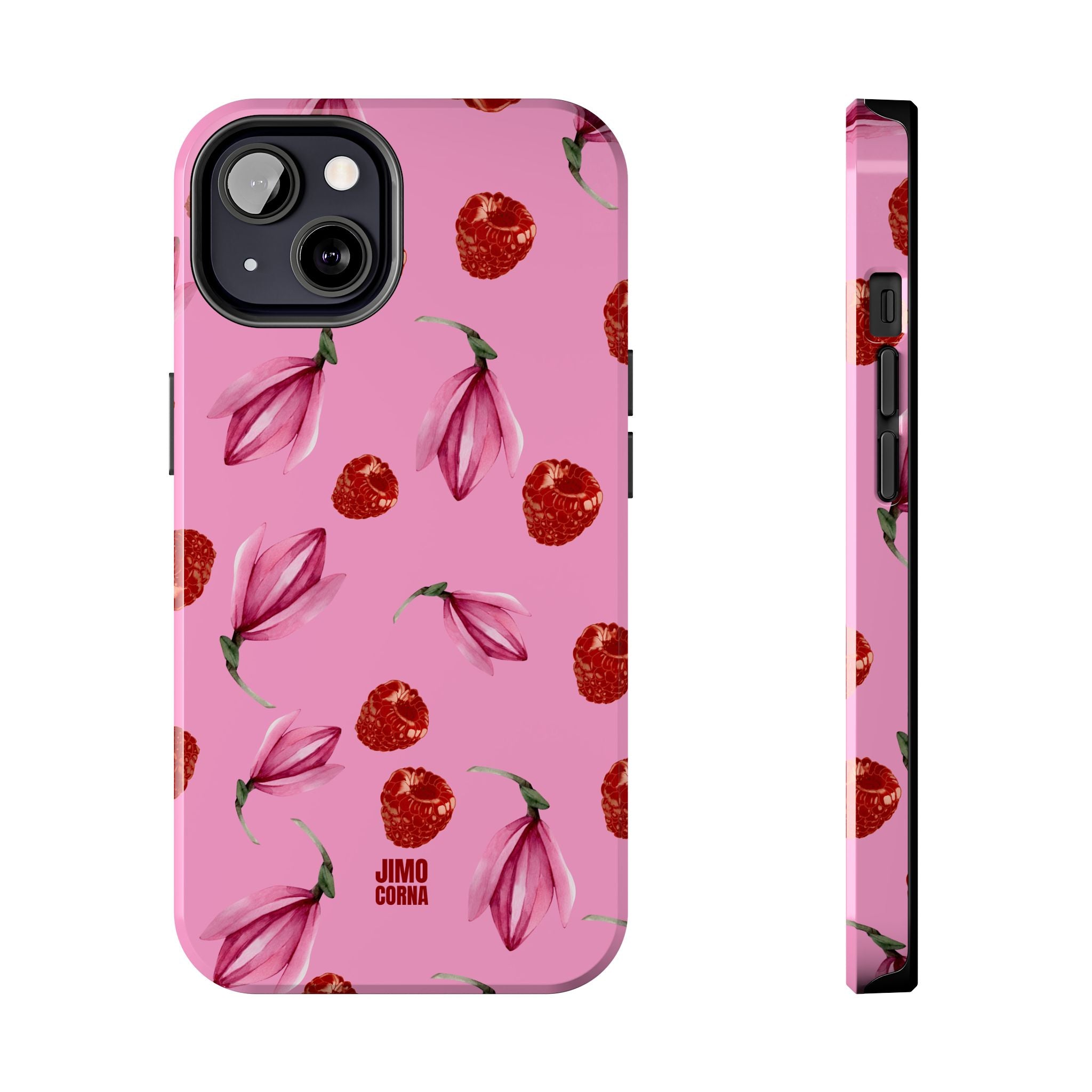 Raspberries and Flowers