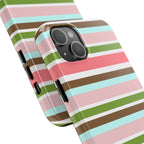 Sweet Candy Stripes iPhone Case