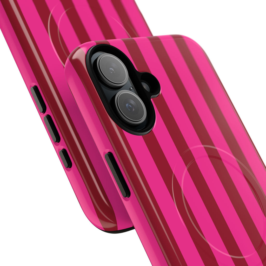 Bold Stripes MagSafe iPhone Case | Strawberry Burst