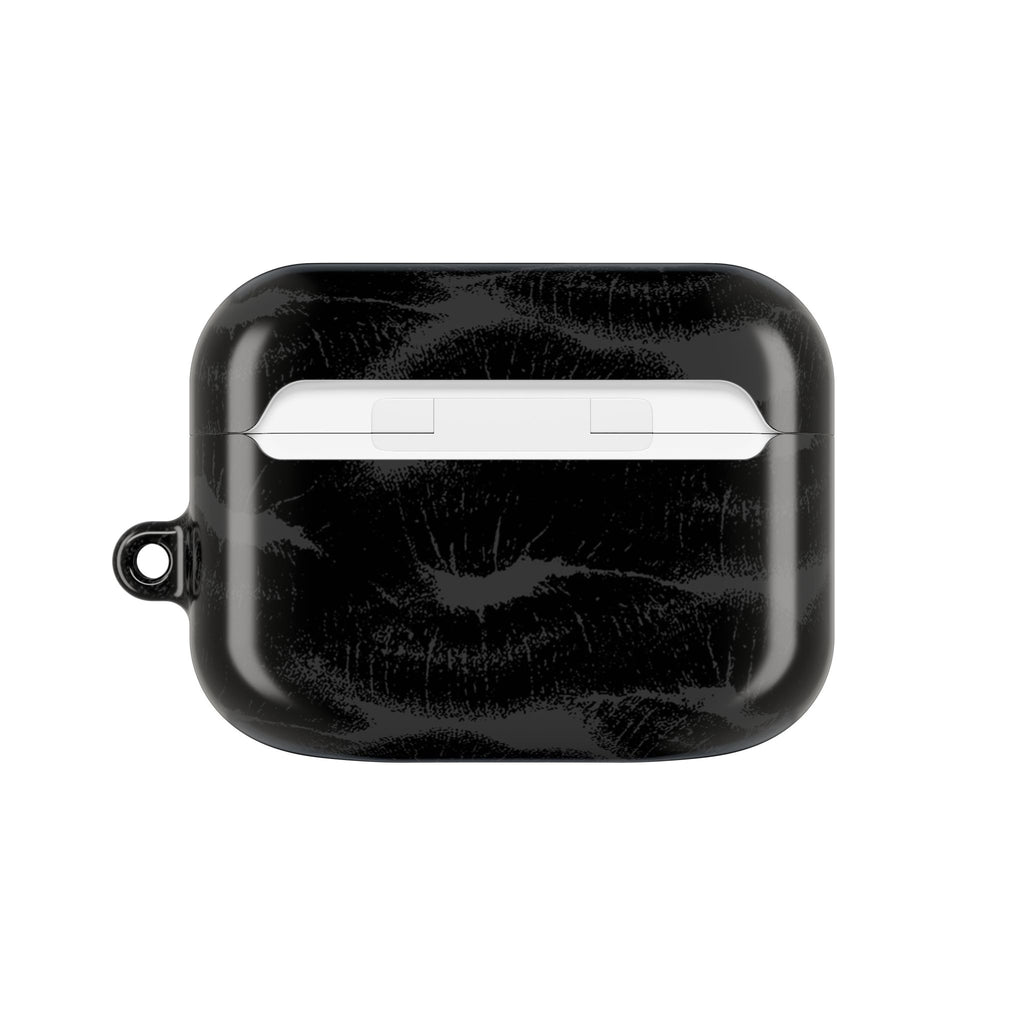 Black Lipstick Kisses AirPods Case