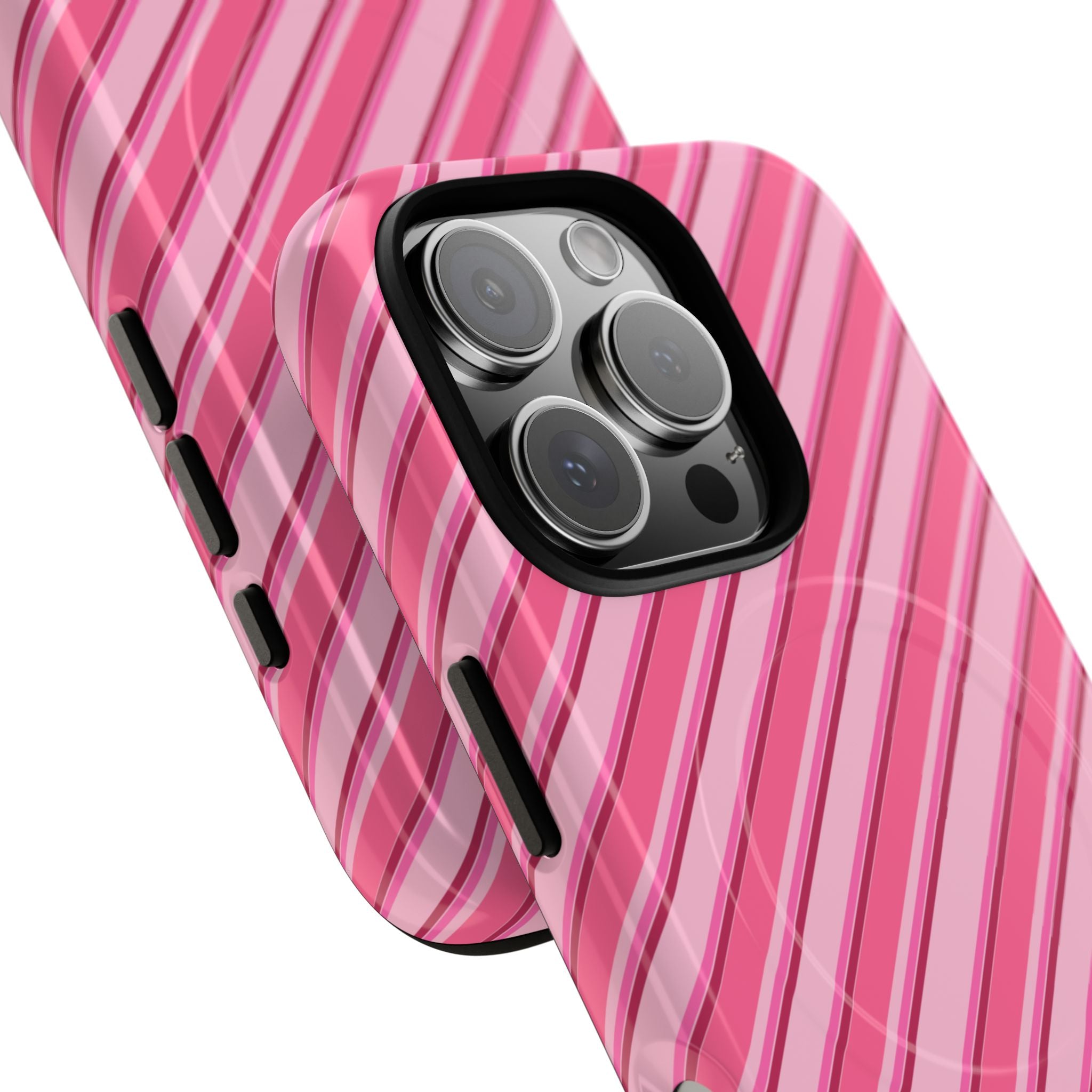 Angelina Stripes | Hot Pink - MagSafe iPhone Case