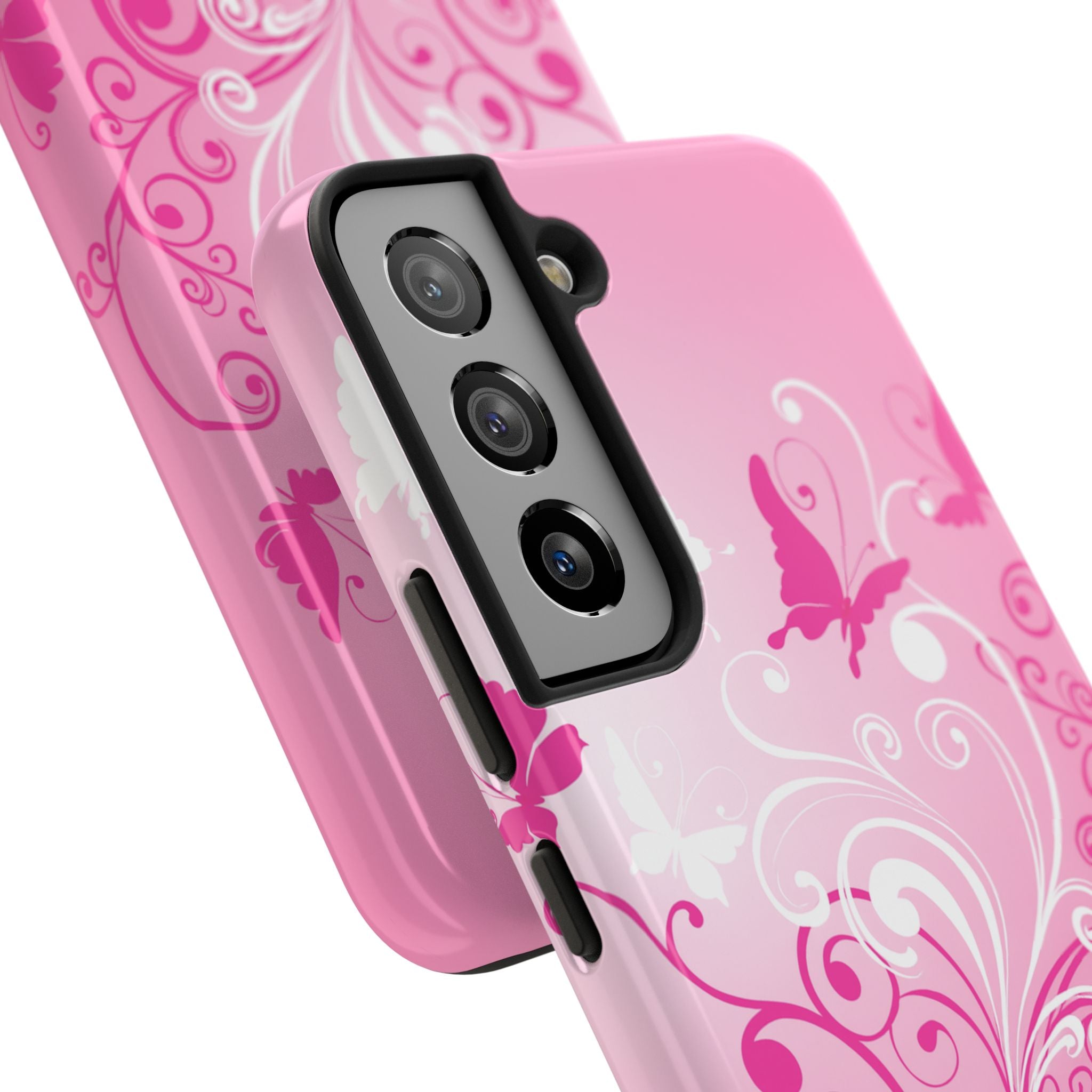 Pink Flutter Garden Samsung Galaxy Case