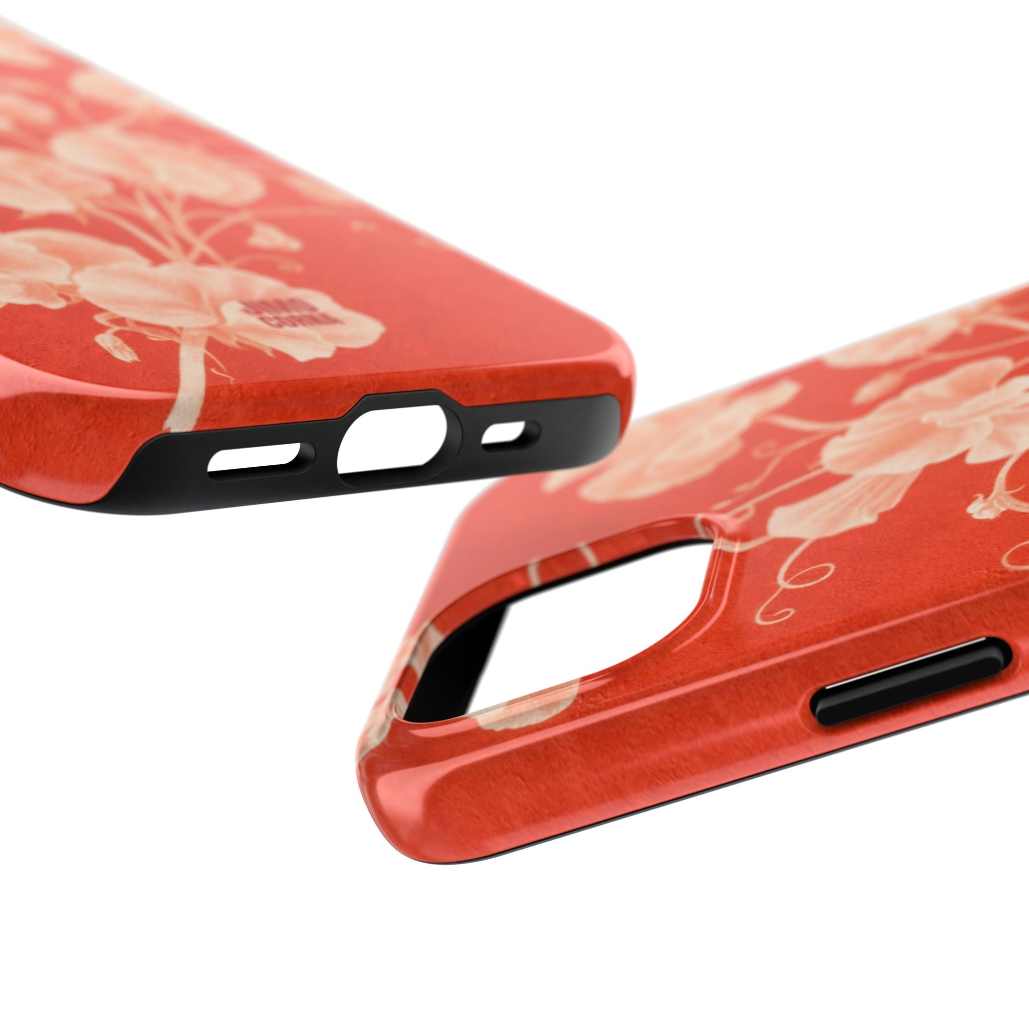 Red Flora iPhone Case