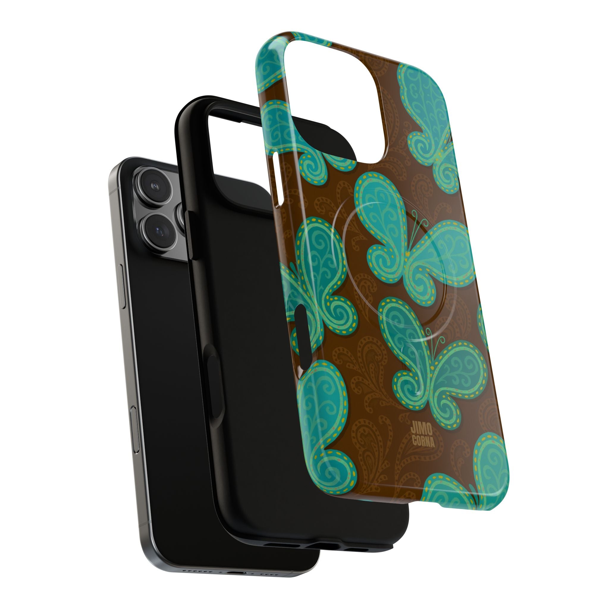 Cocoa Breeze Butterflies MagSafe iPhone Case