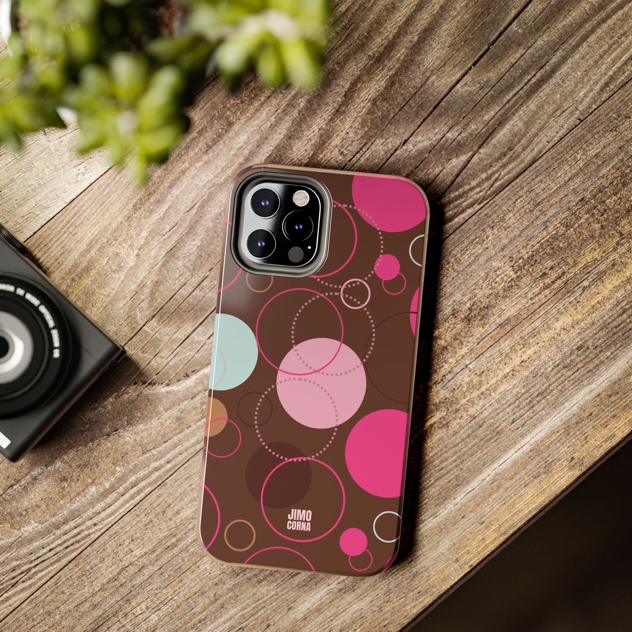 Spiral Pop iPhone Case | Brown