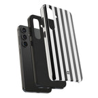 Bold Stripes Samsung Galaxy Case | Black and White