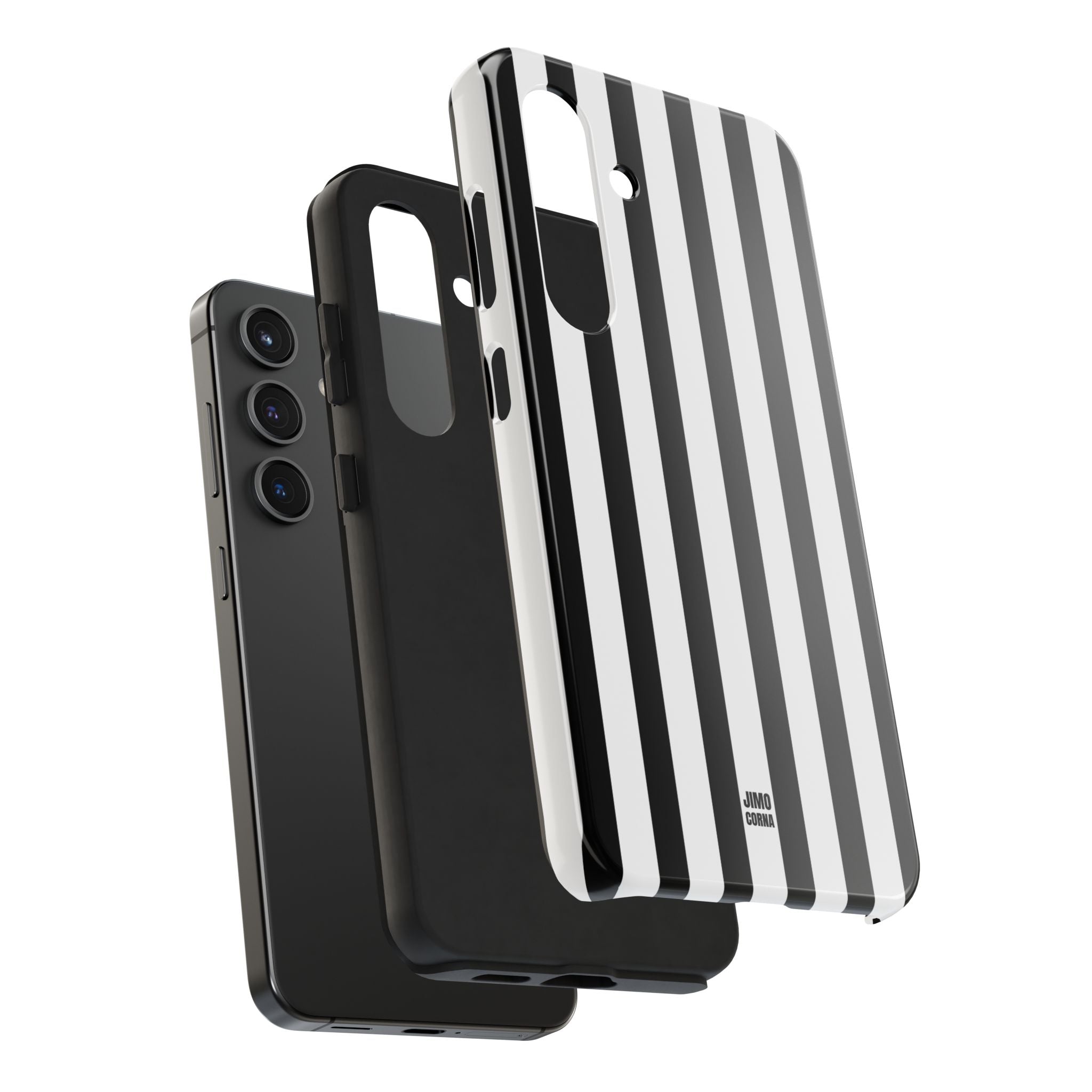 Bold Stripes Samsung Galaxy Case | Black and White