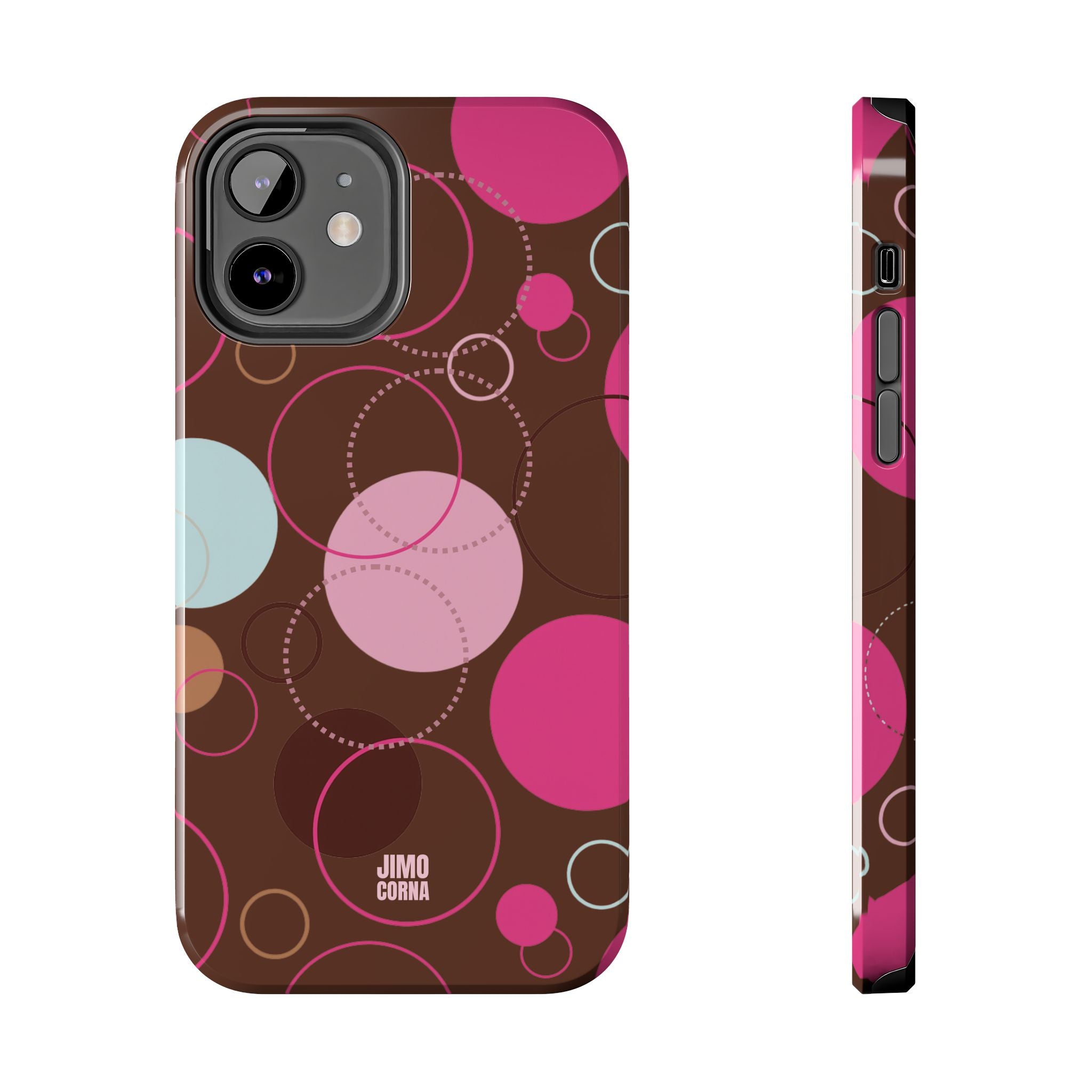 Spiral Pop iPhone Case | Brown