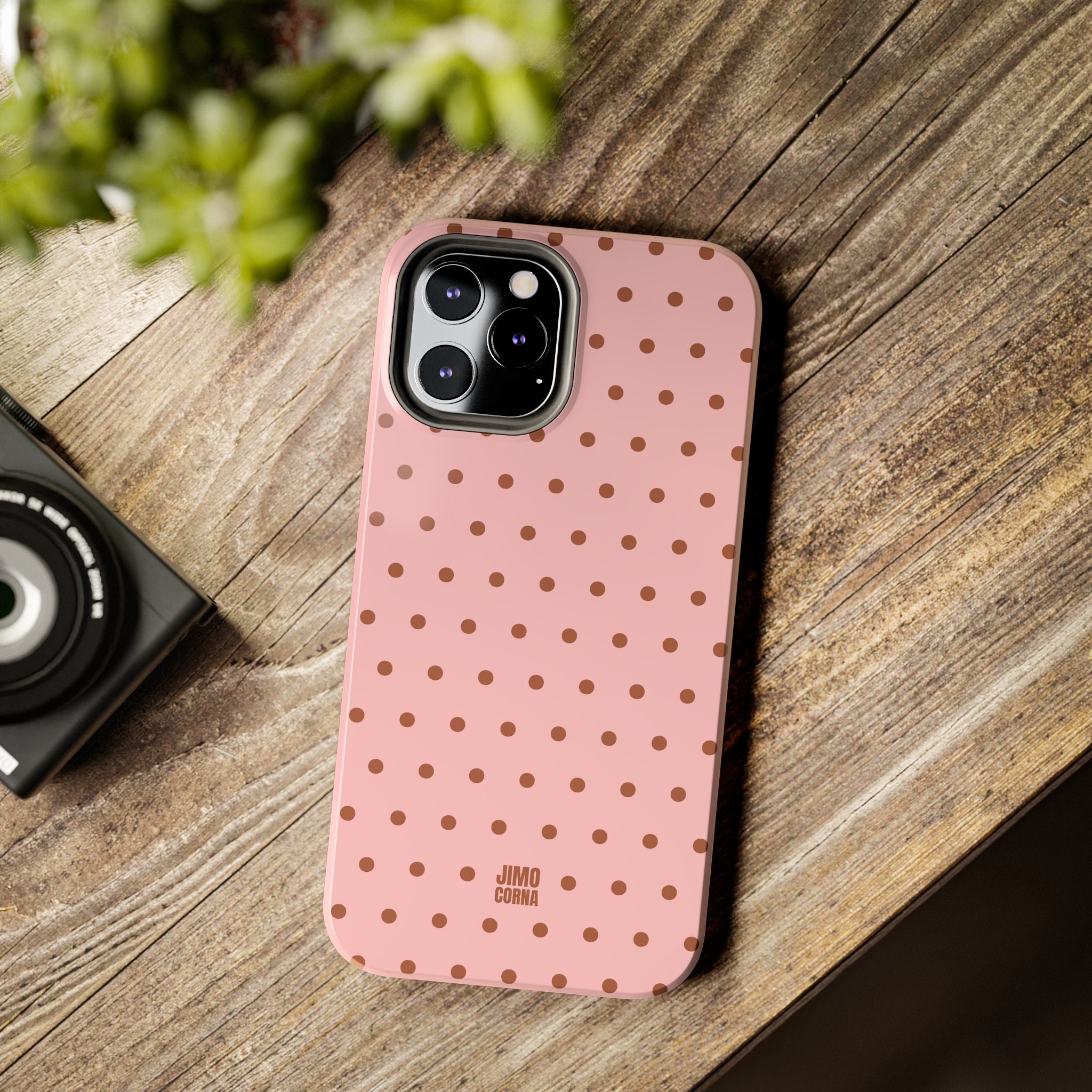 Polka Dot | Pink and Brown