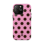 Big Polka Dot | Pink and Black