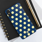 Big Polka Dot | Blue and Cream