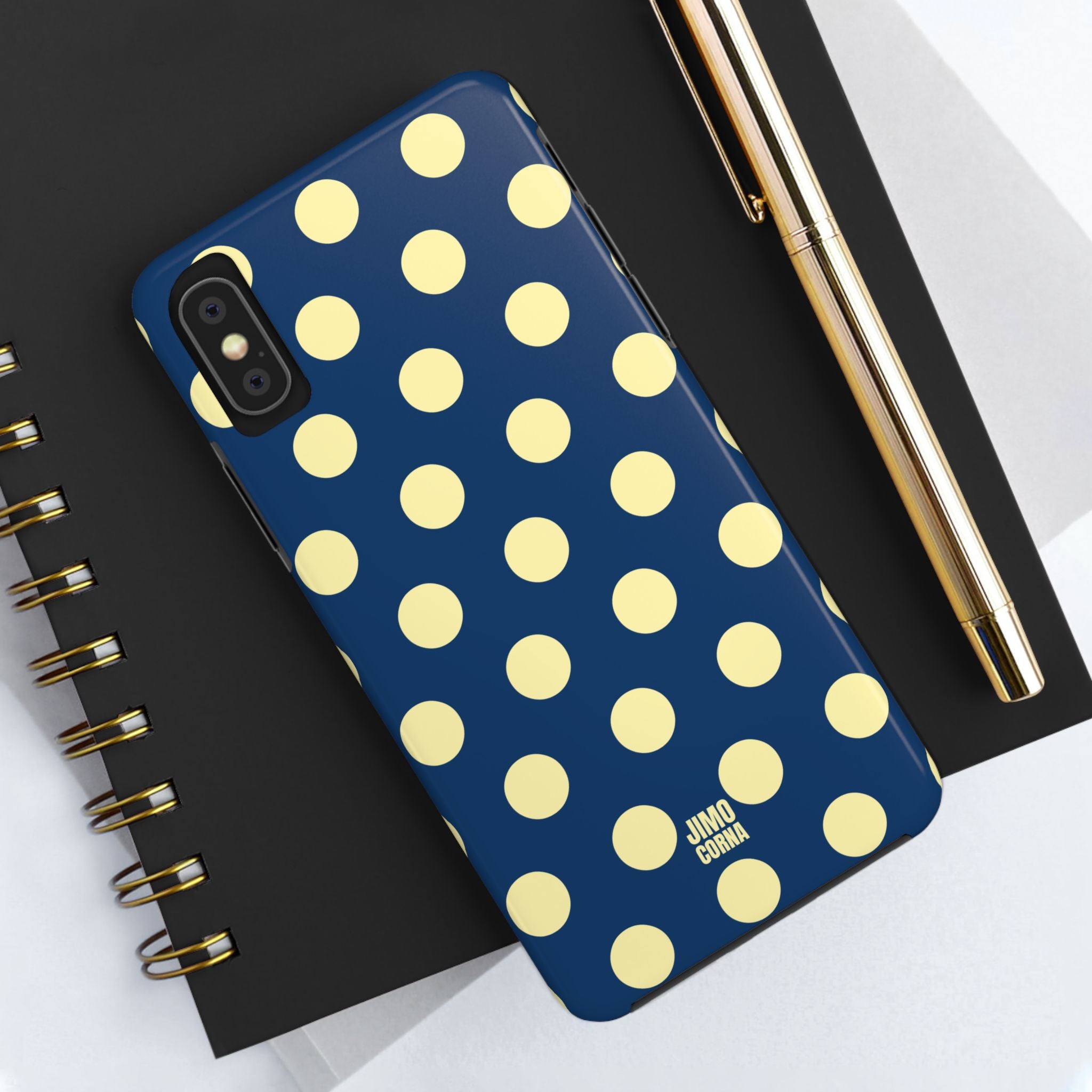 Big Polka Dot | Blue and Cream
