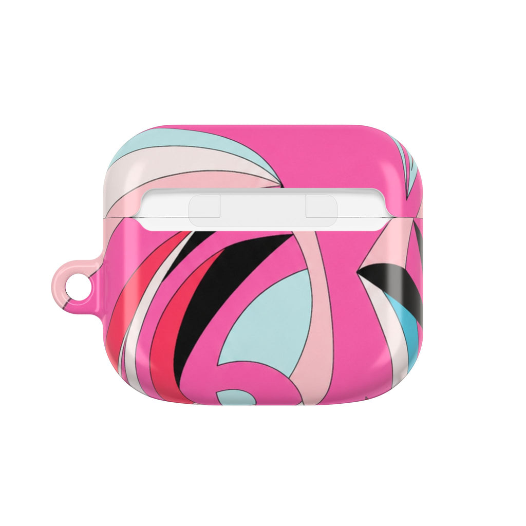 Pink Tropic Swirl AirPods Case