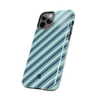 Angelina Stripes | Blue - iPhone Case