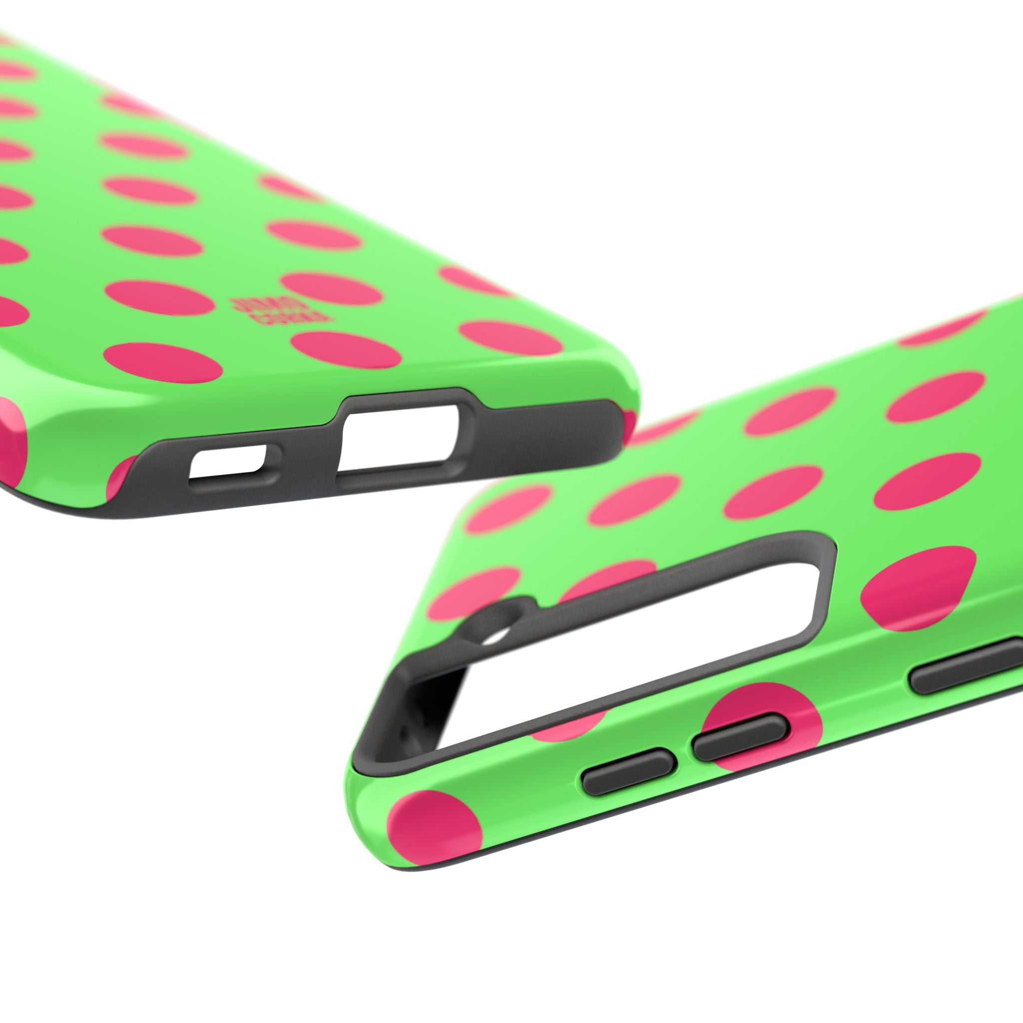 Big Polka Dot | Green and Pink