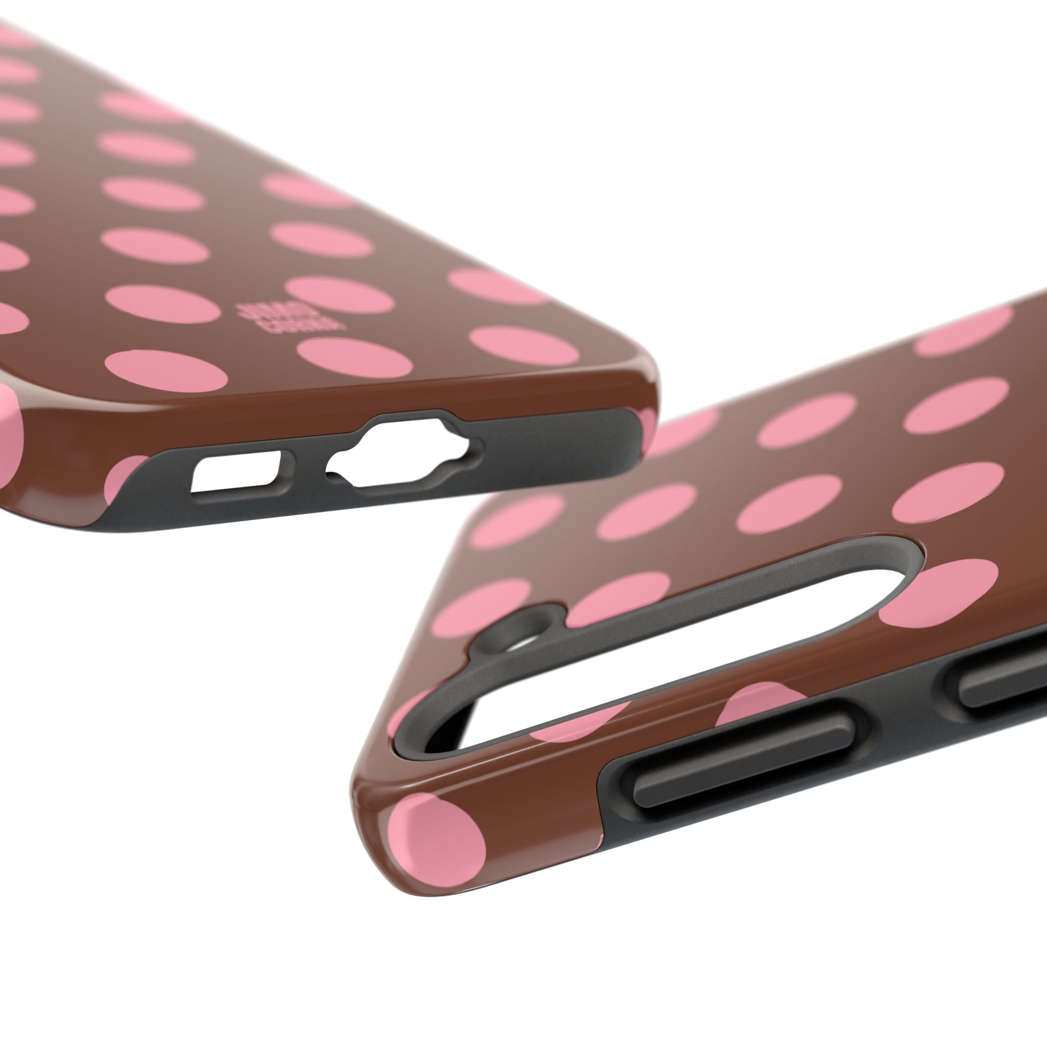 Big Polka Dot | Brown and Pink