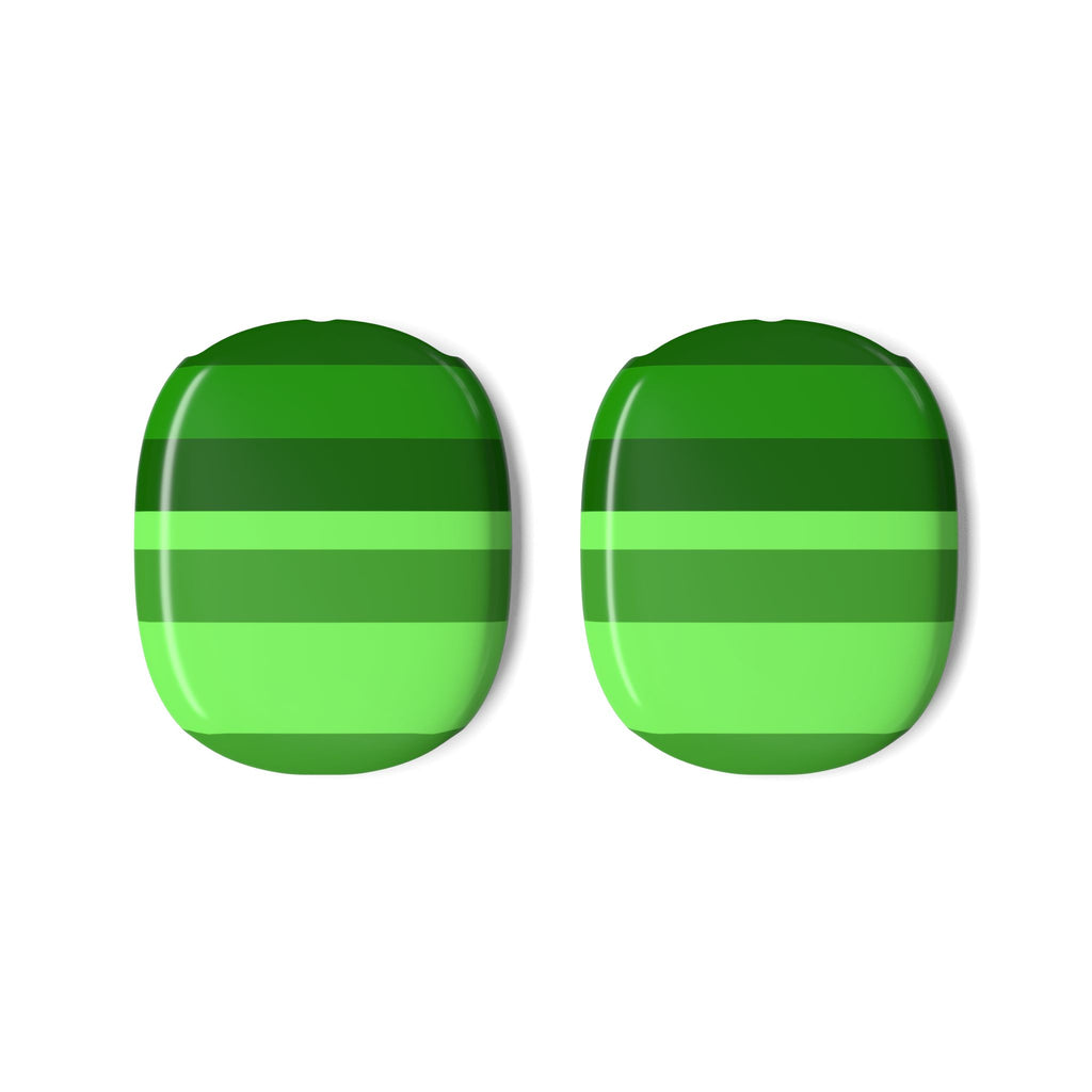 Matcha Stripe AirPods Max Covers