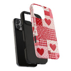 Patchwork Heart iPhone Case