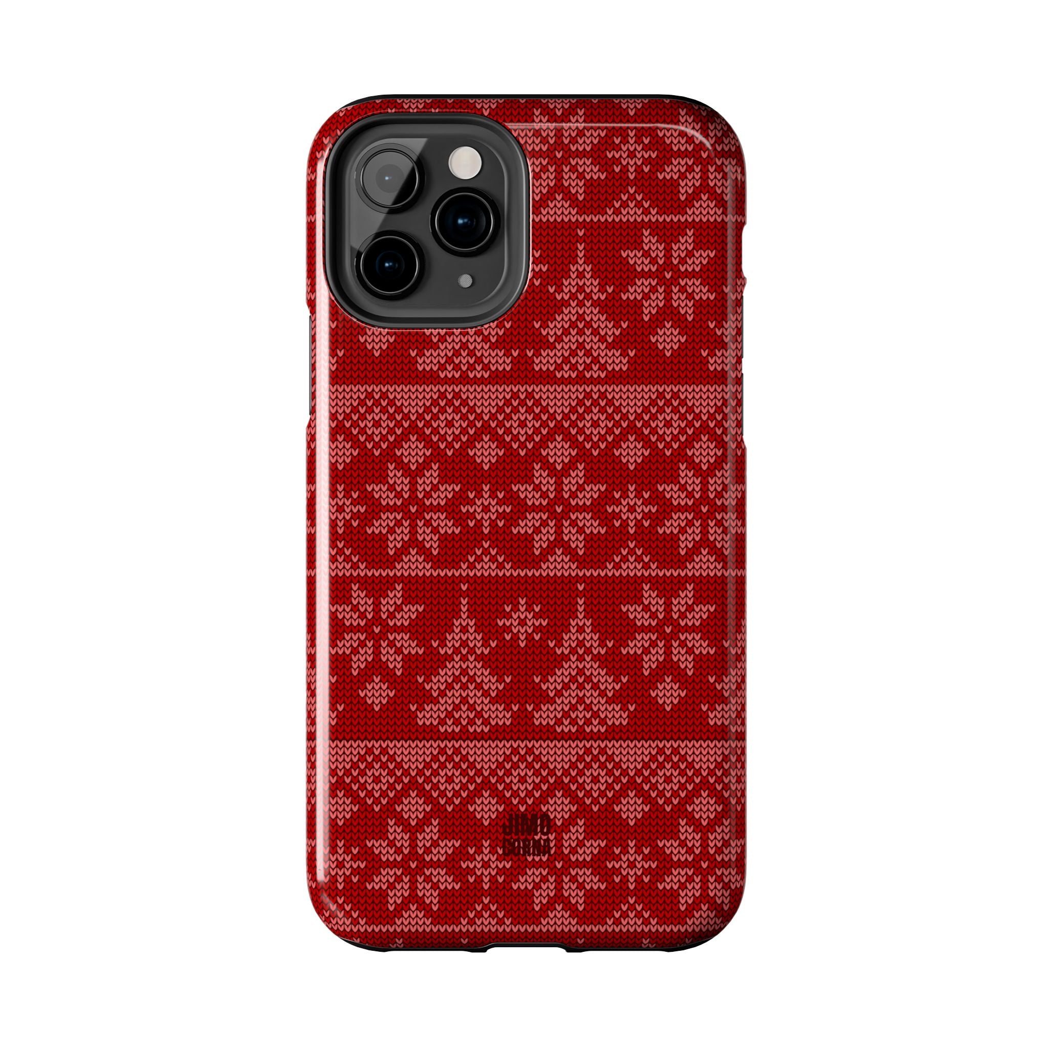 Holiday Knit | Red iPhone Case