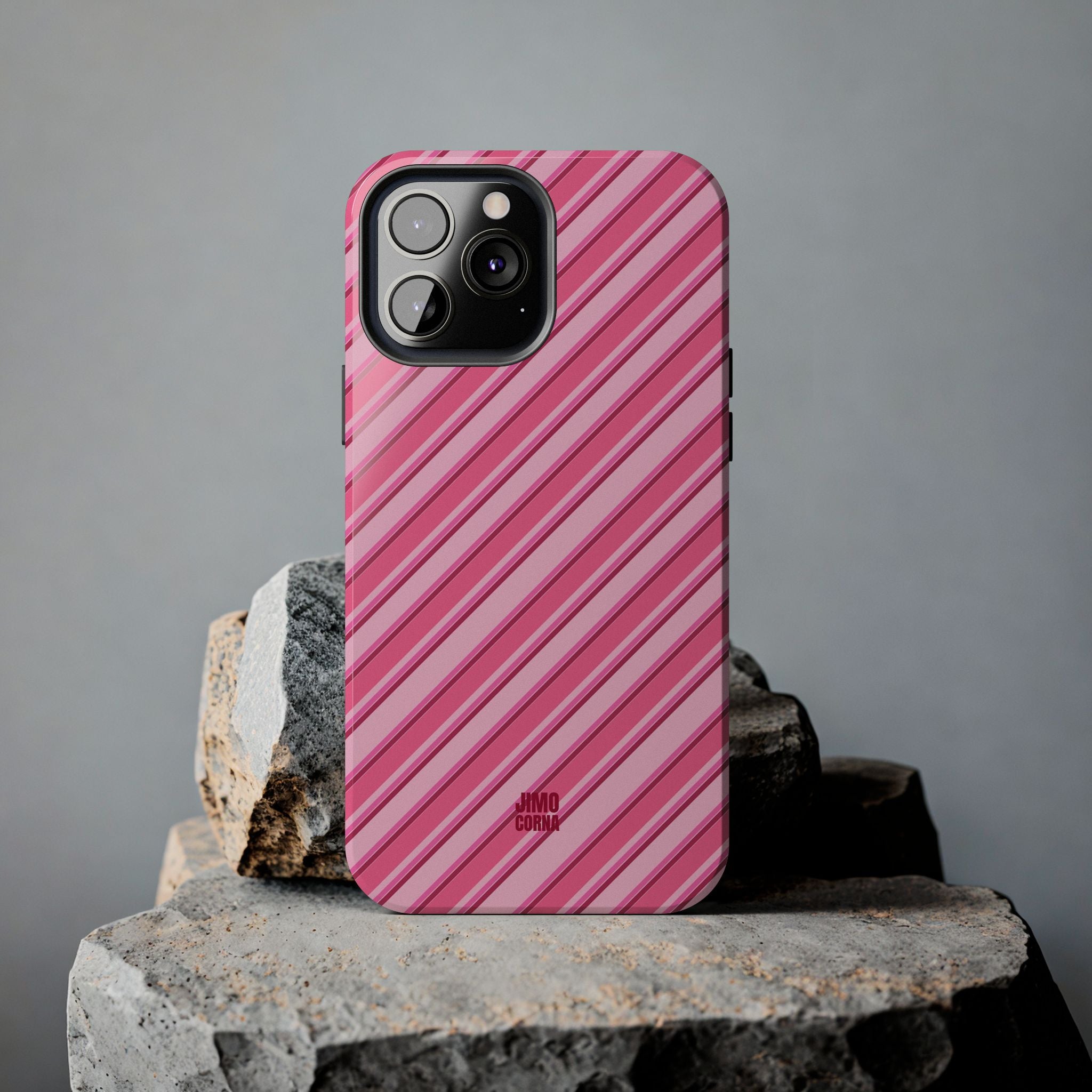 Angelina Stripes | Hot Pink - iPhone Case