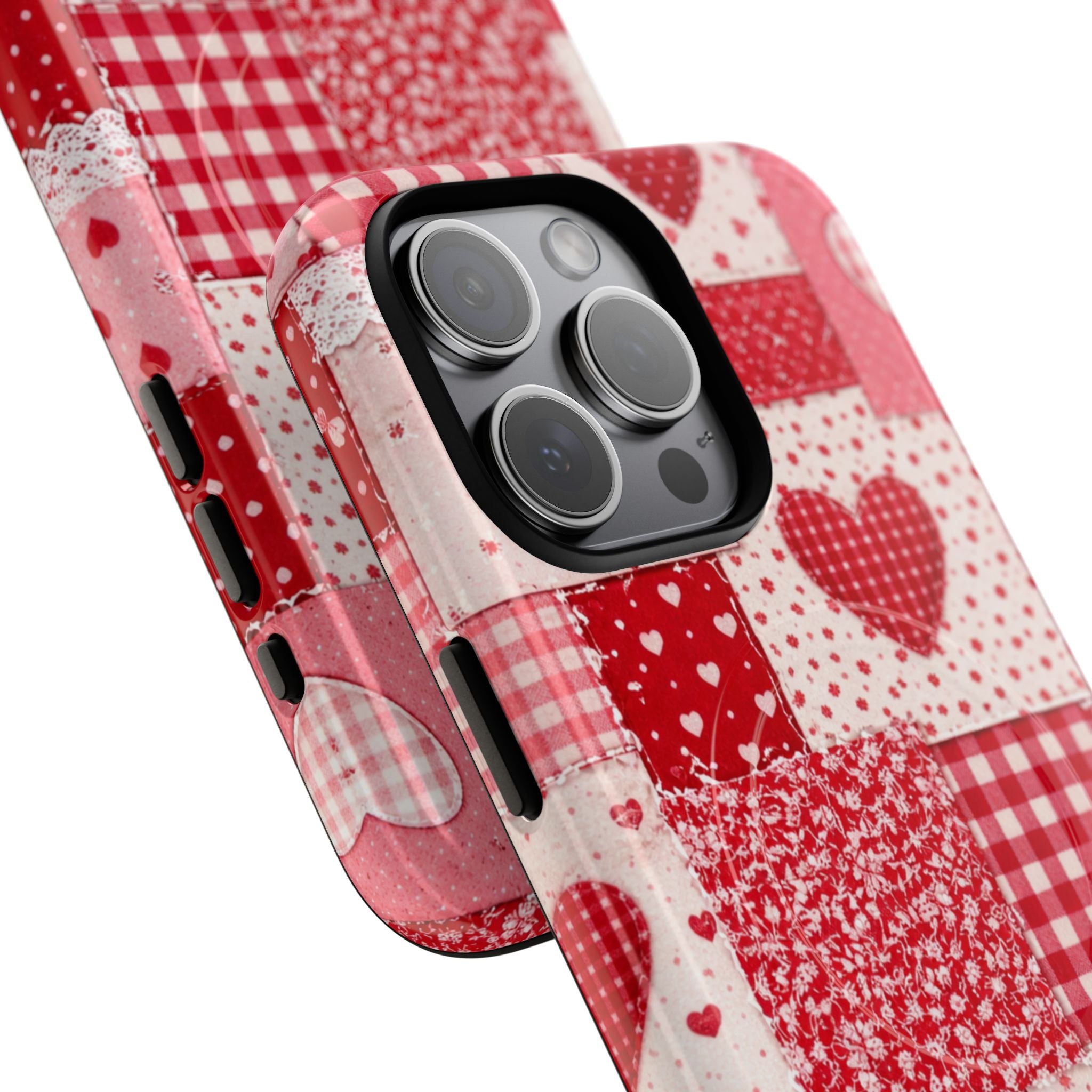 Patchwork Heart MagSafe iPhone Case