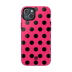 Big Polka Dot | Hot Pink and Black