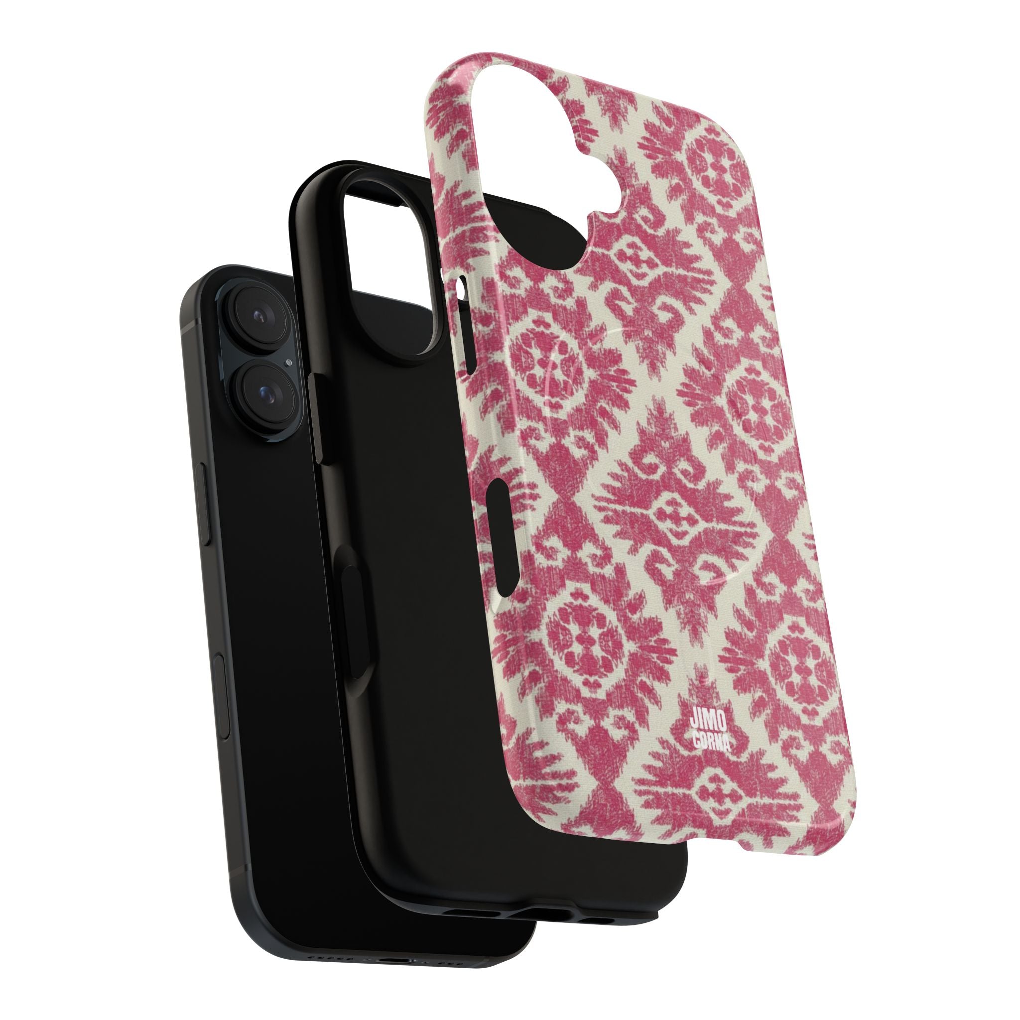 Damask MagSafe iPhone Case | Pink