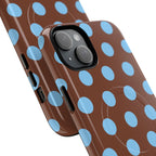 Big Polka Dot | Brown and Blue