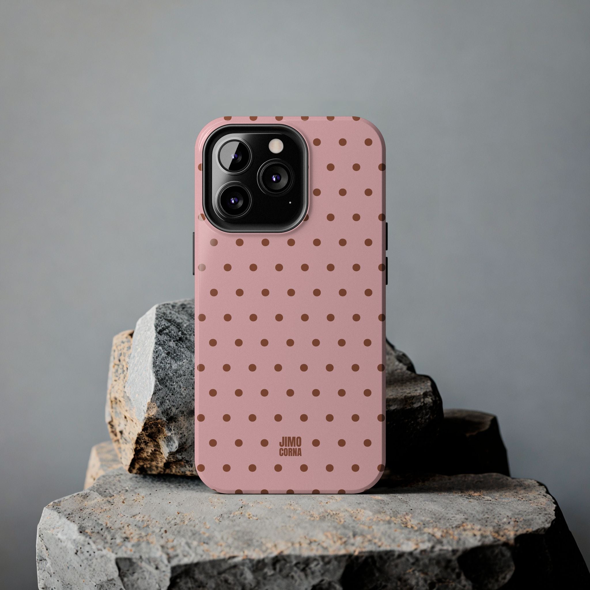 Polka Dot | Pink and Brown