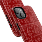 Holiday Knit | Red MagSafe iPhone Case