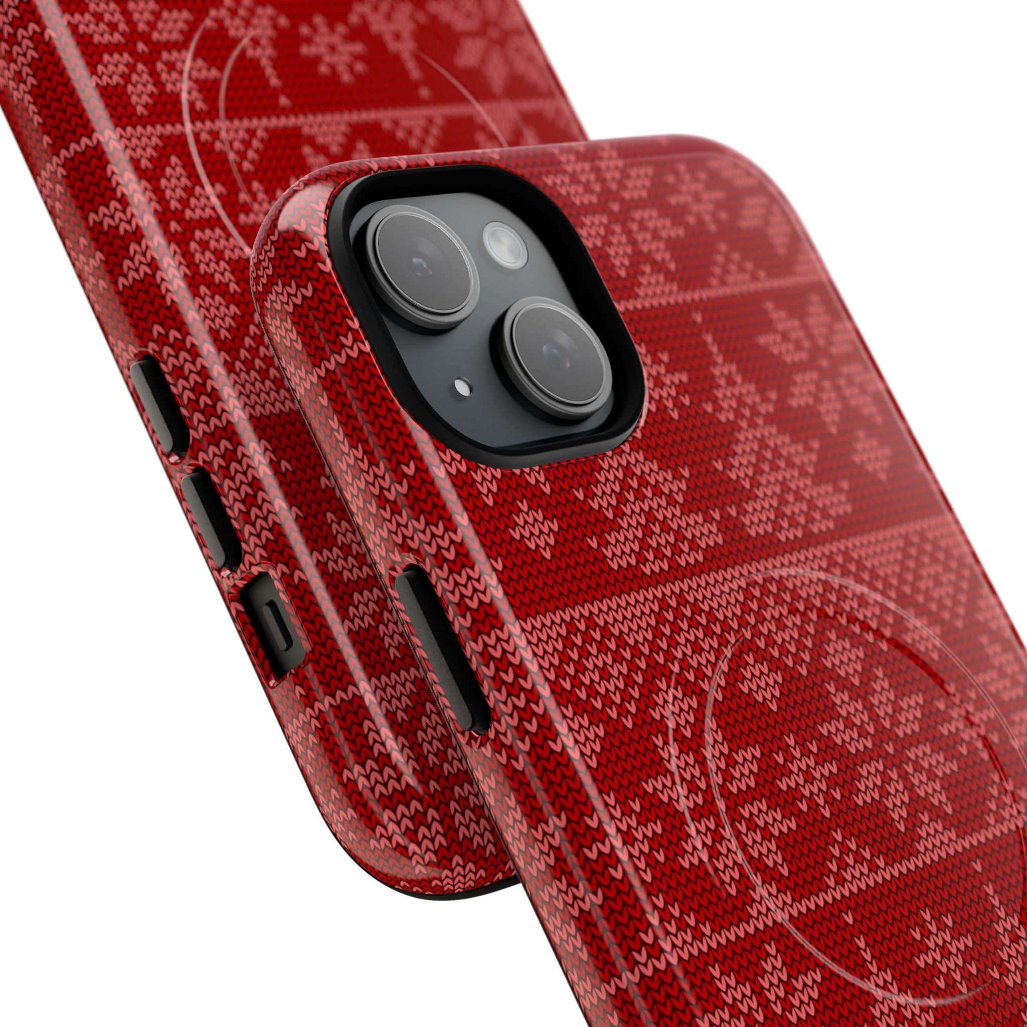 Holiday Knit | Red MagSafe iPhone Case