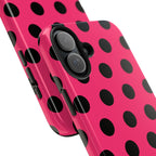 Big Polka Dot | Hot Pink and Black