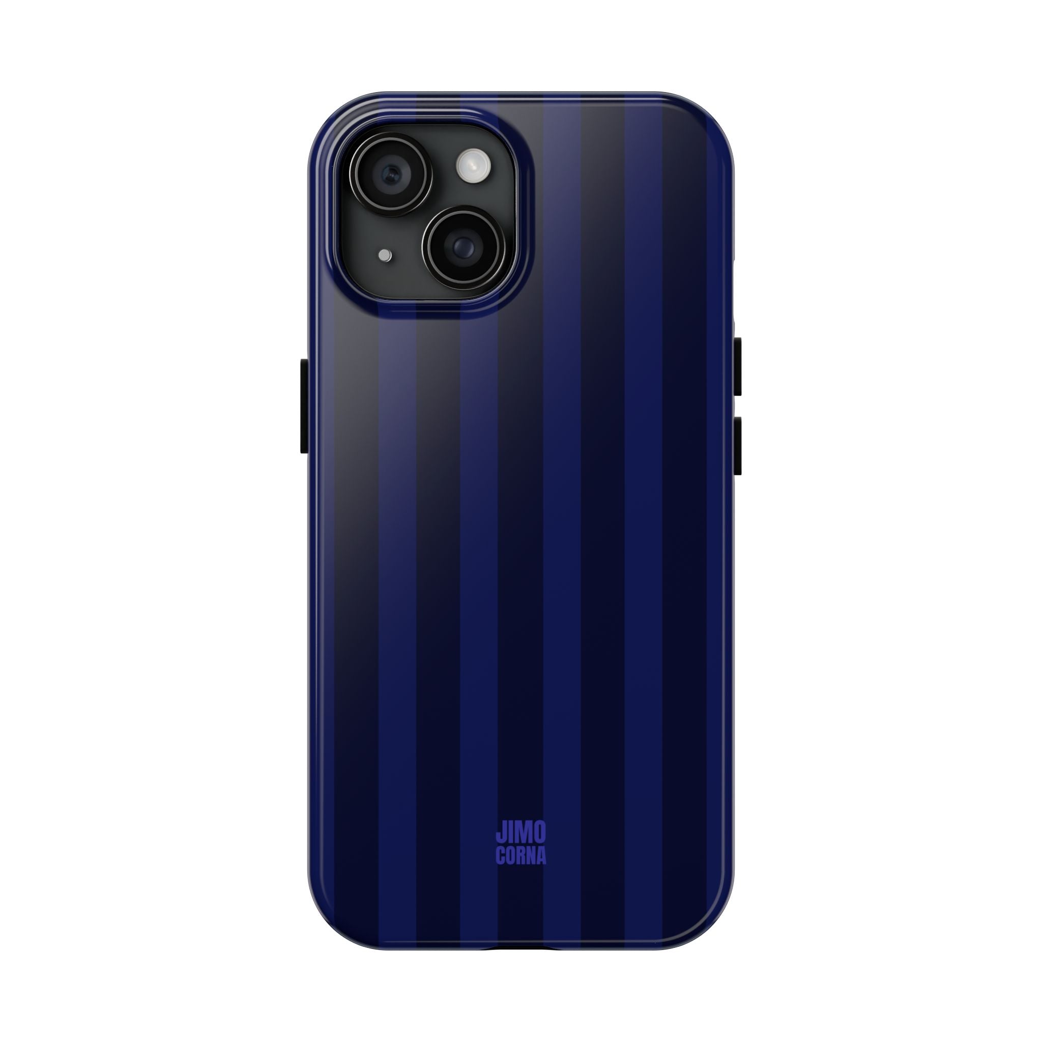 Bold Stripes iPhone Case | Navy Blue