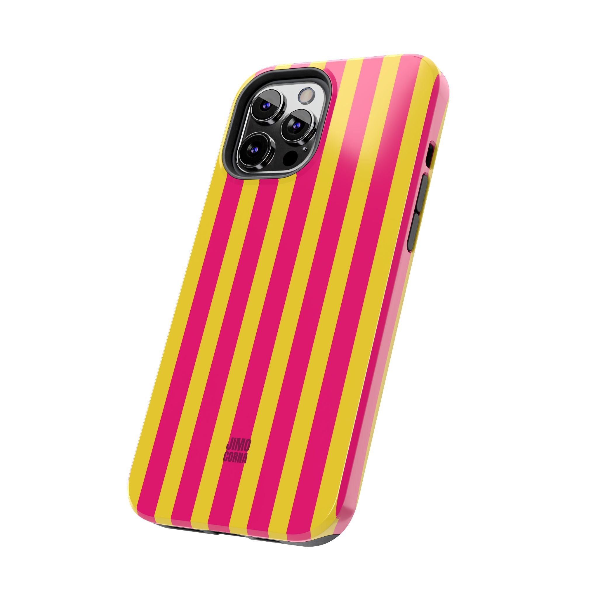 Pink and Yellow Bold Stripes