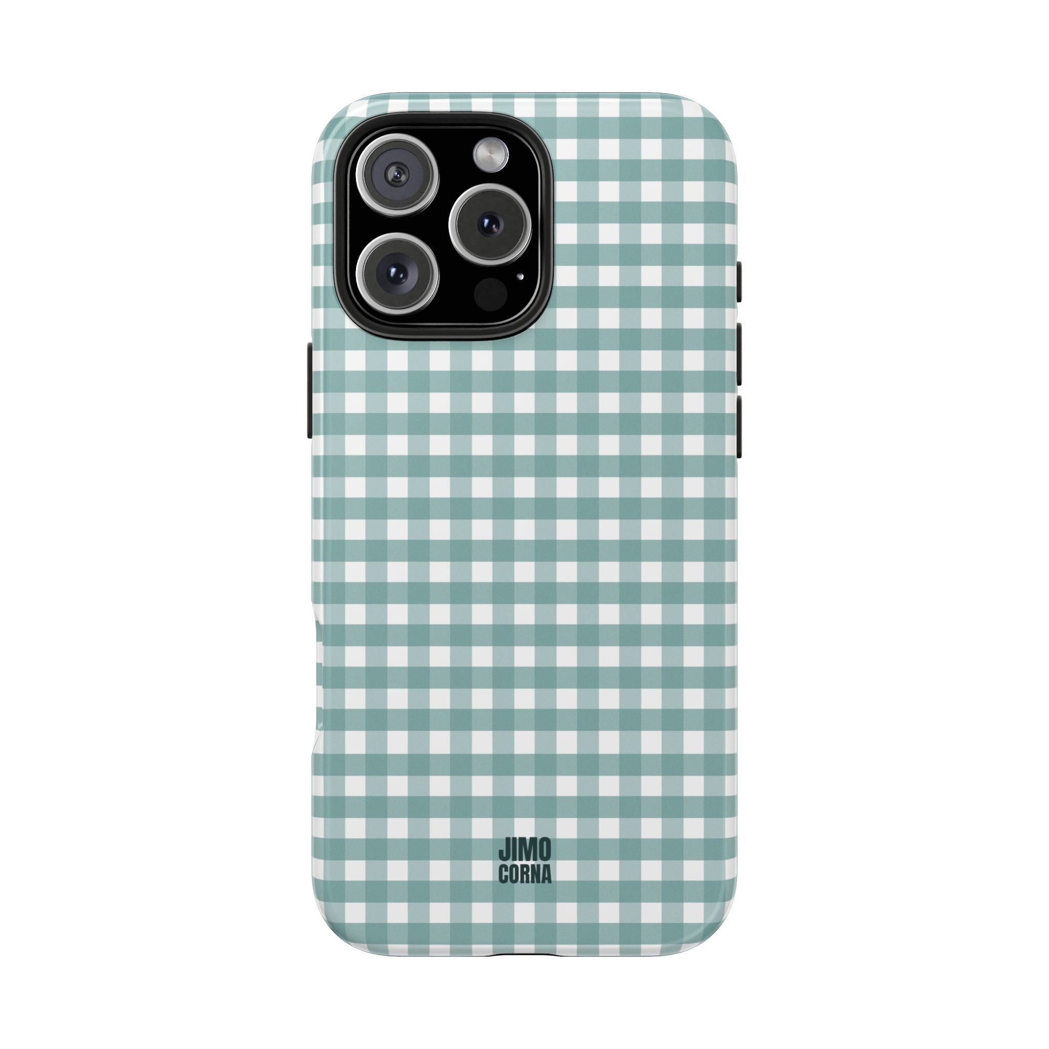 Farm Gingham iPhone Case | Blue