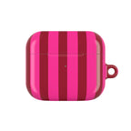 Bold Stripes AirPods Case | Strawberry Burst