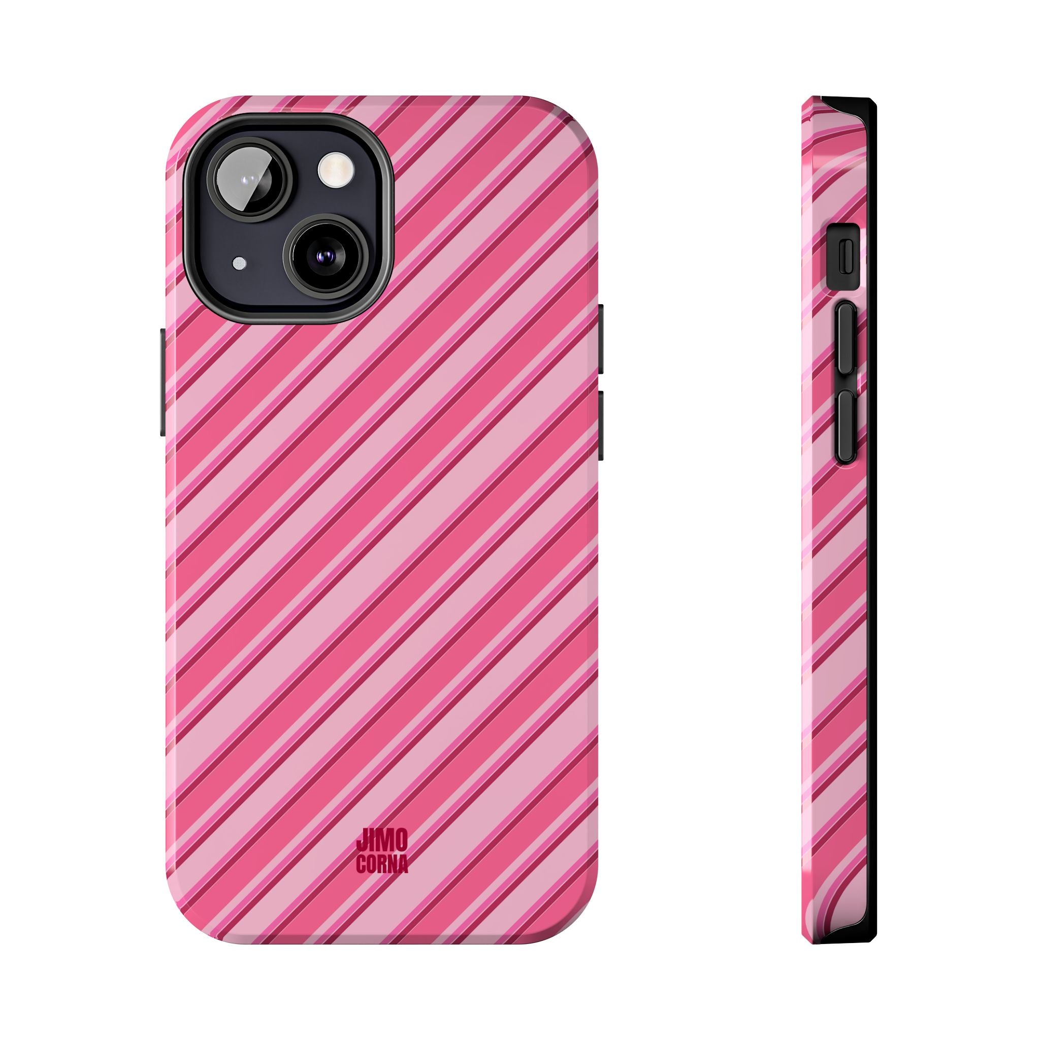 Angelina Stripes | Hot Pink - iPhone Case