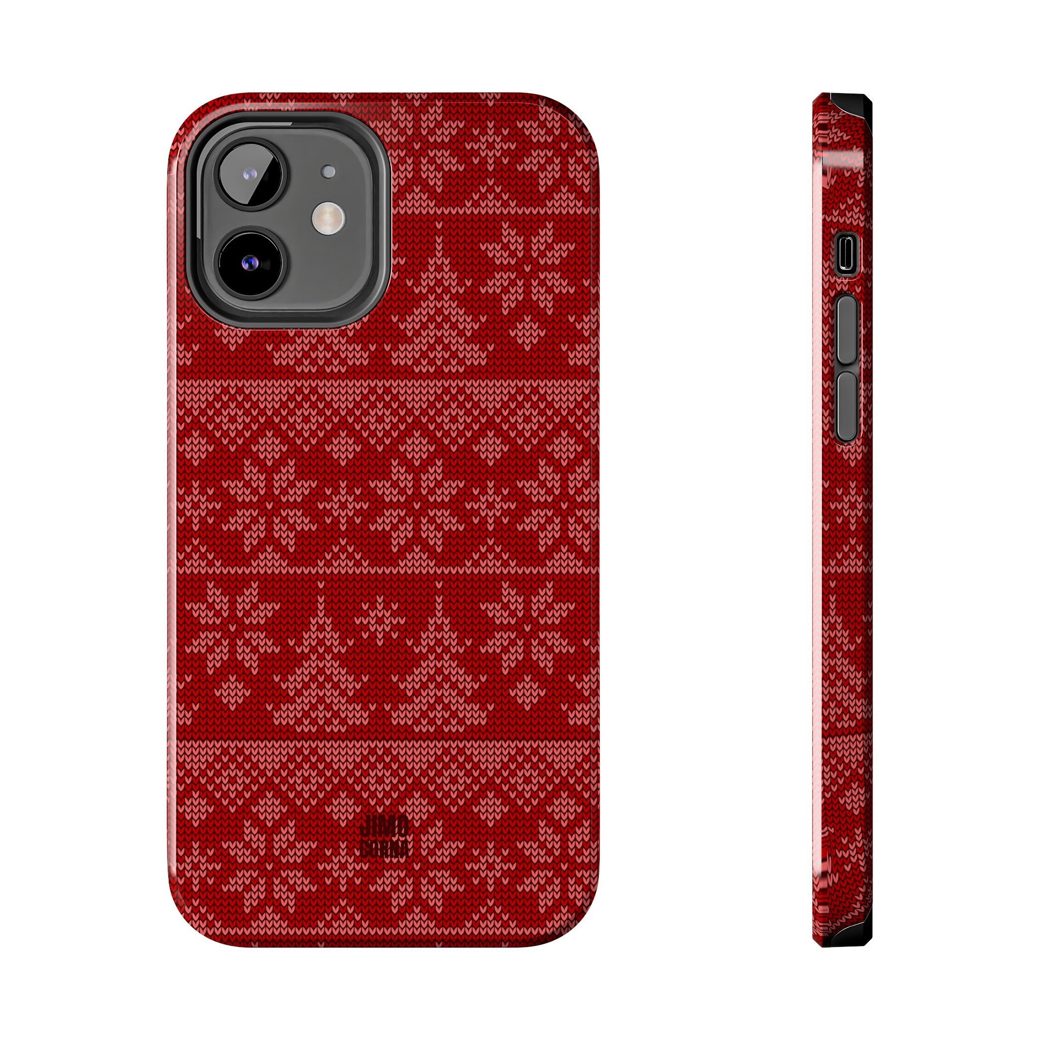 Holiday Knit | Red iPhone Case
