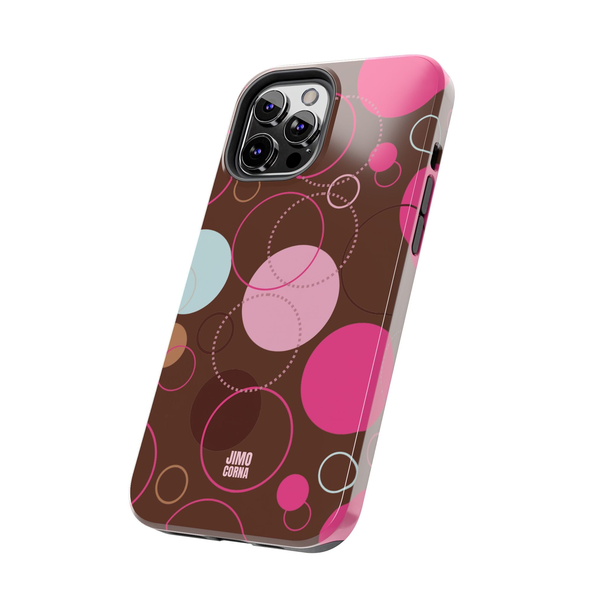 Spiral Pop iPhone Case | Brown