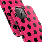 Big Polka Dot | Hot Pink and Black