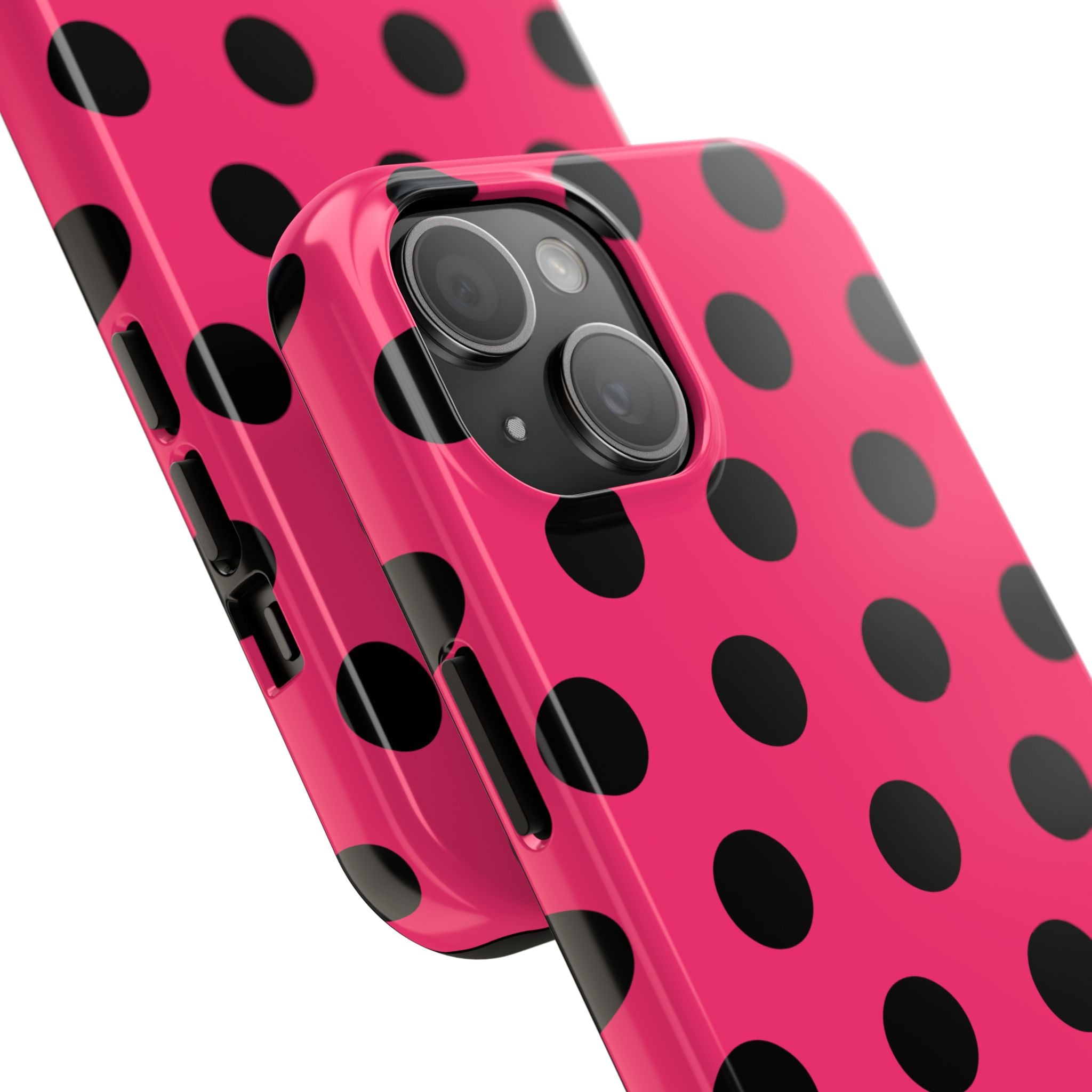 Big Polka Dot | Hot Pink and Black