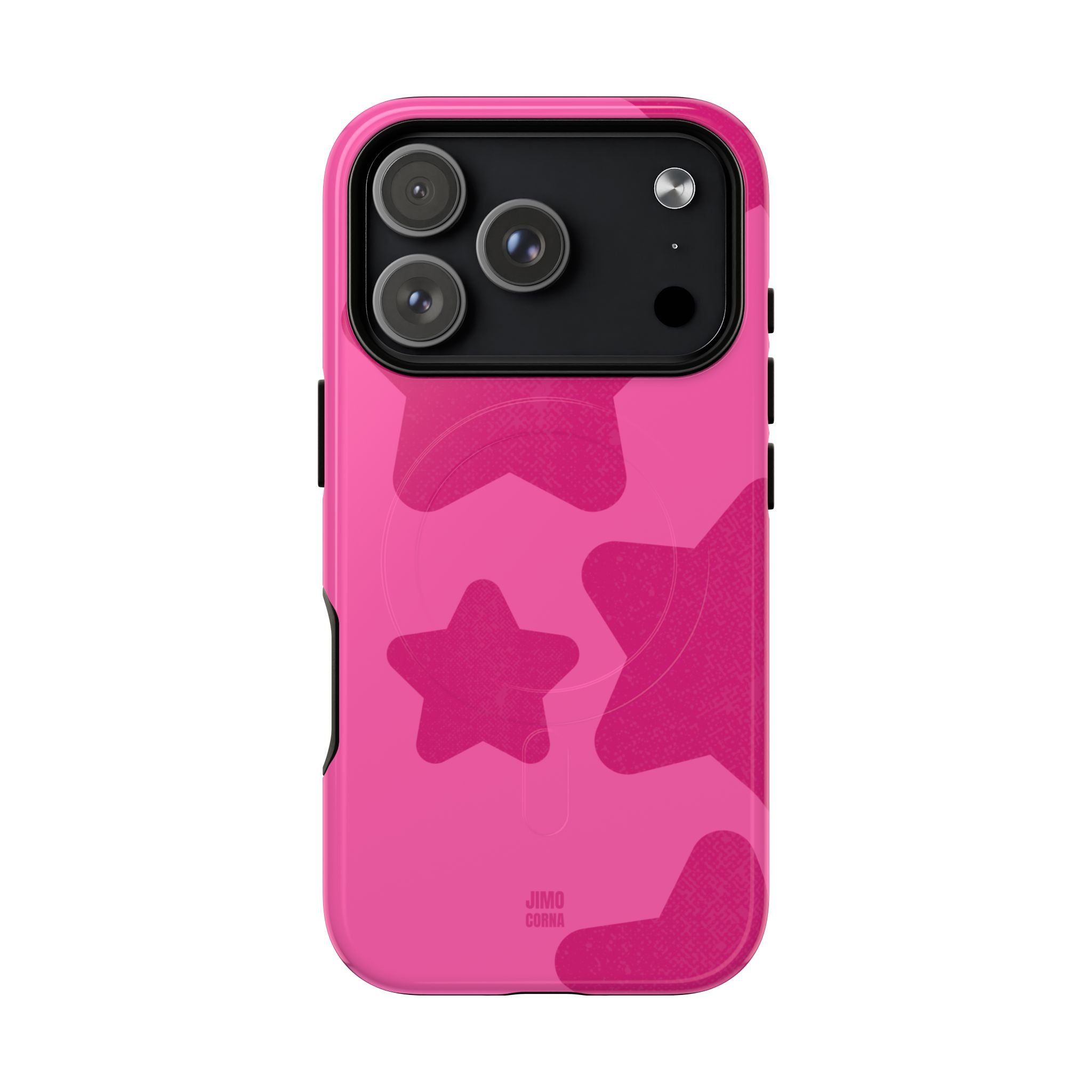 Hot Pink Bold Stars
