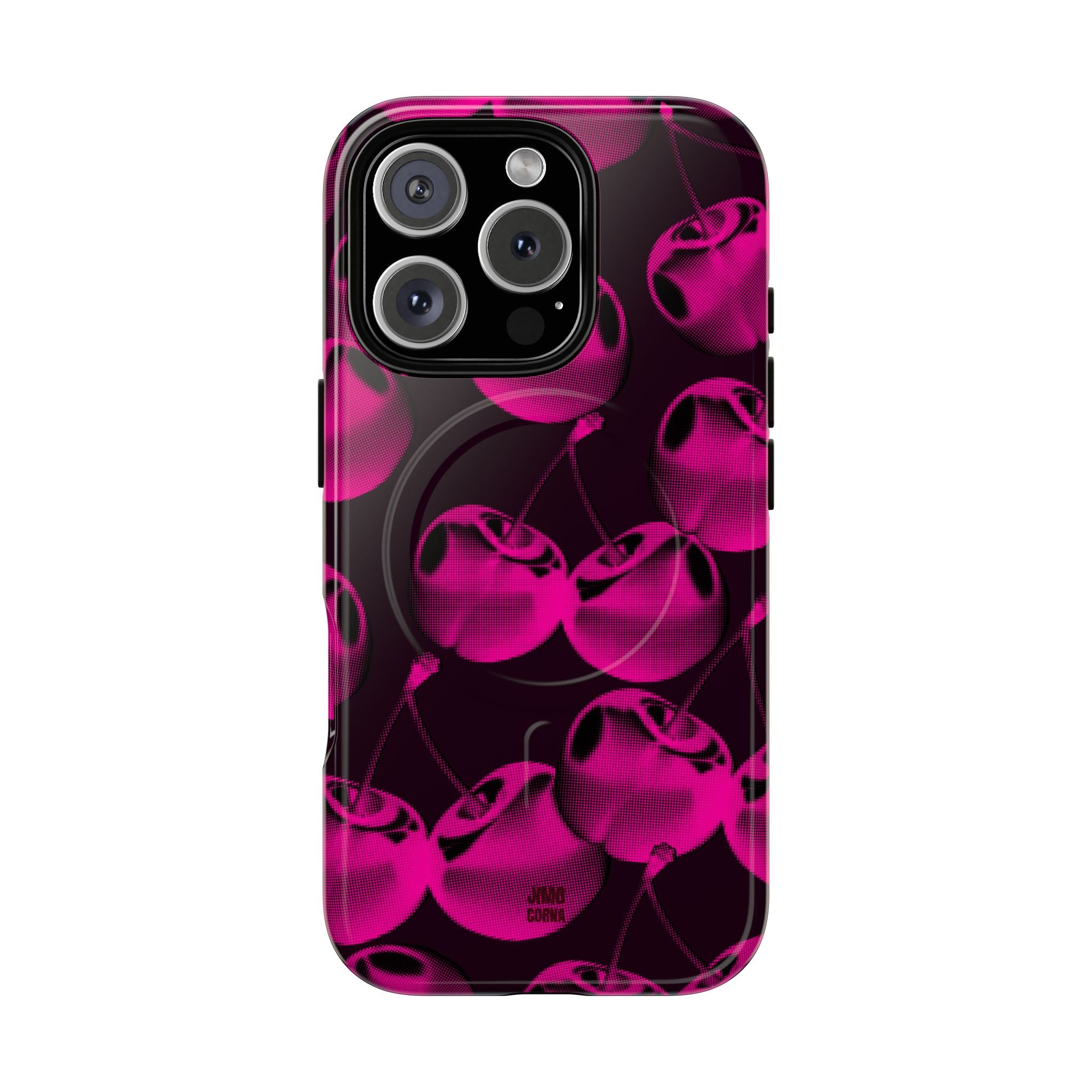 Pink Retro Cherries